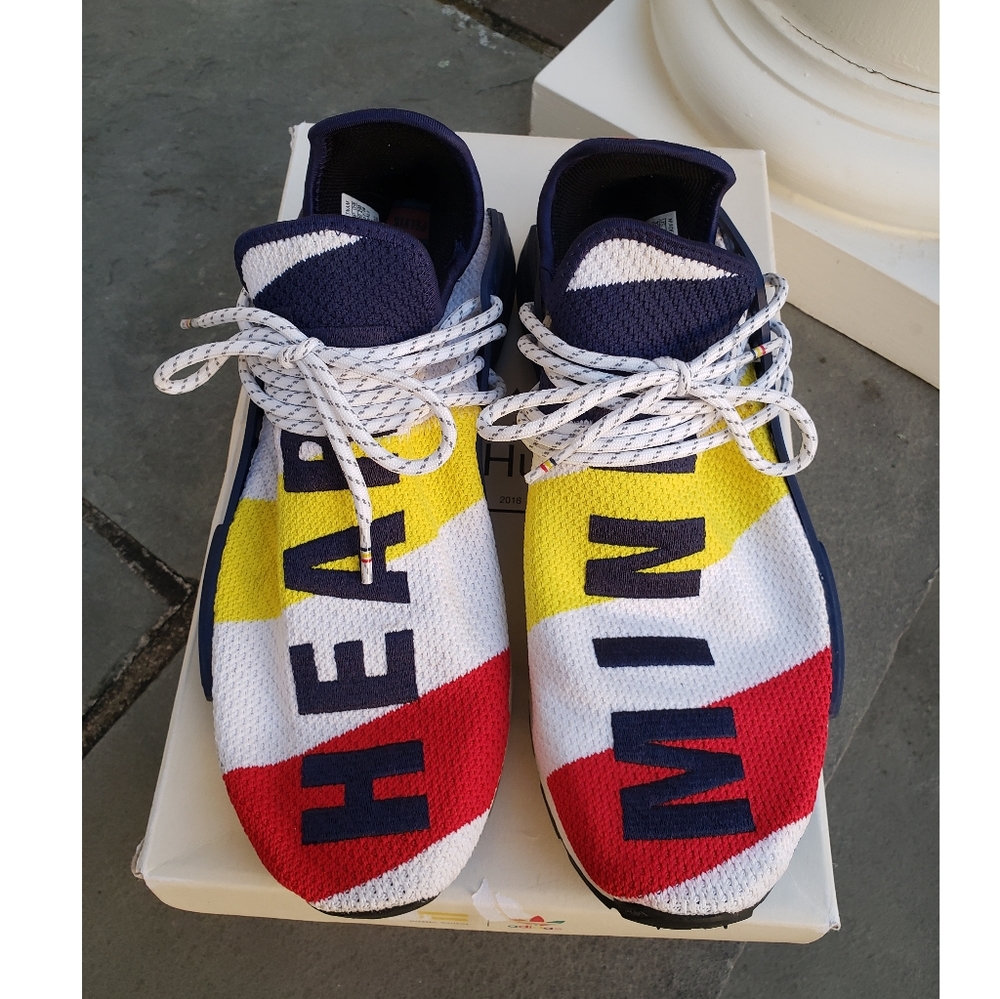 Adidas Pharrell x Billionaire Boys Club x NMD Human Race Trail 'BBC' Mens size12 - Picture 4 of 14
